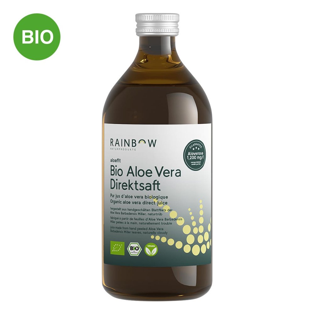 Rainbow aloefit Bio Aloe Vera Direktsaft