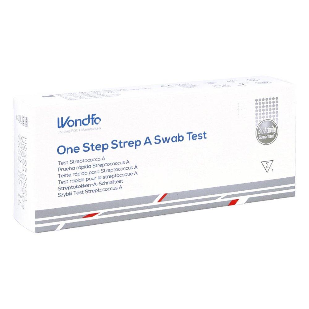 Wondfo Strep A / Scharlach Selbst -Test