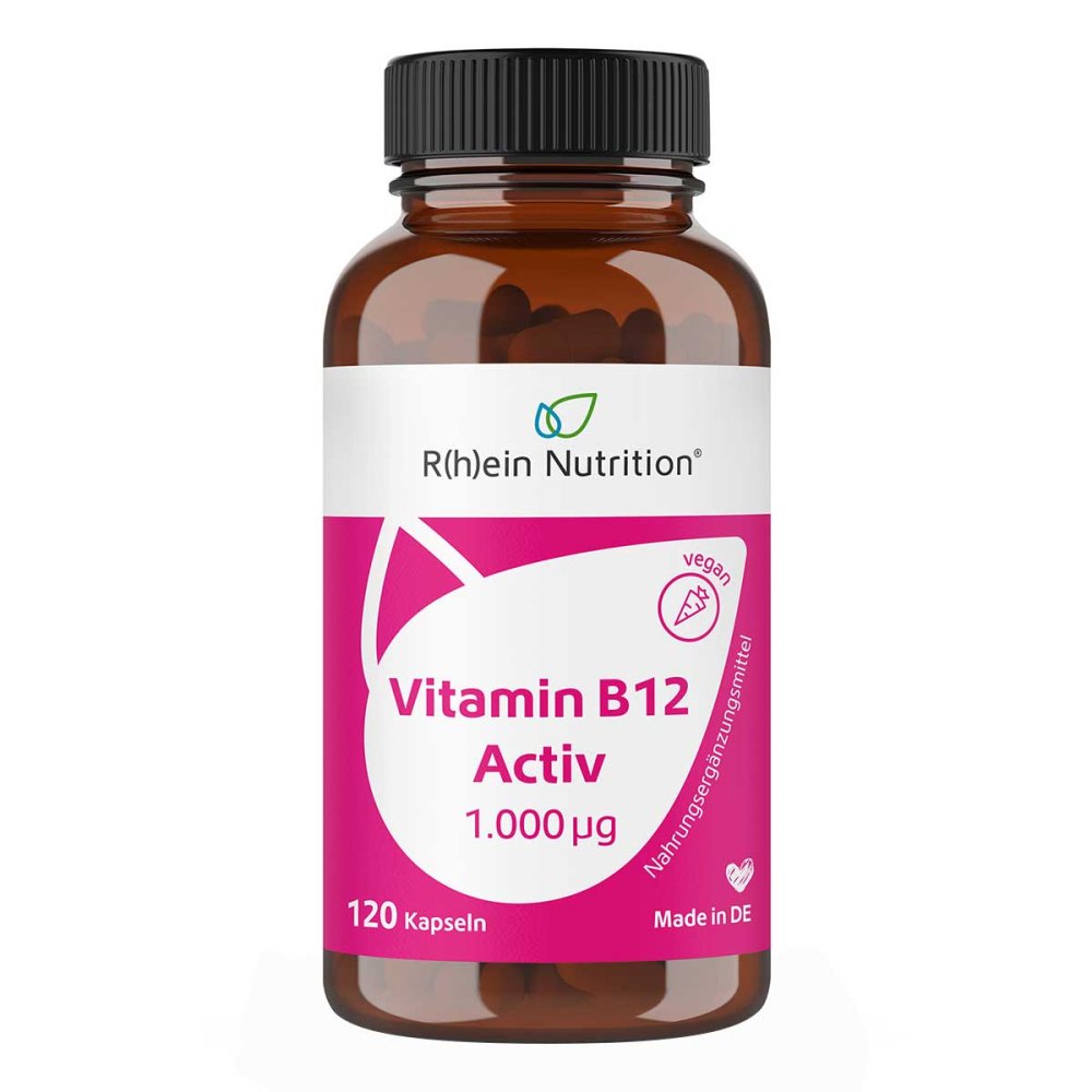 Vitamin B12 Activ 1000 mg hochdosiert+vegan Kapseln