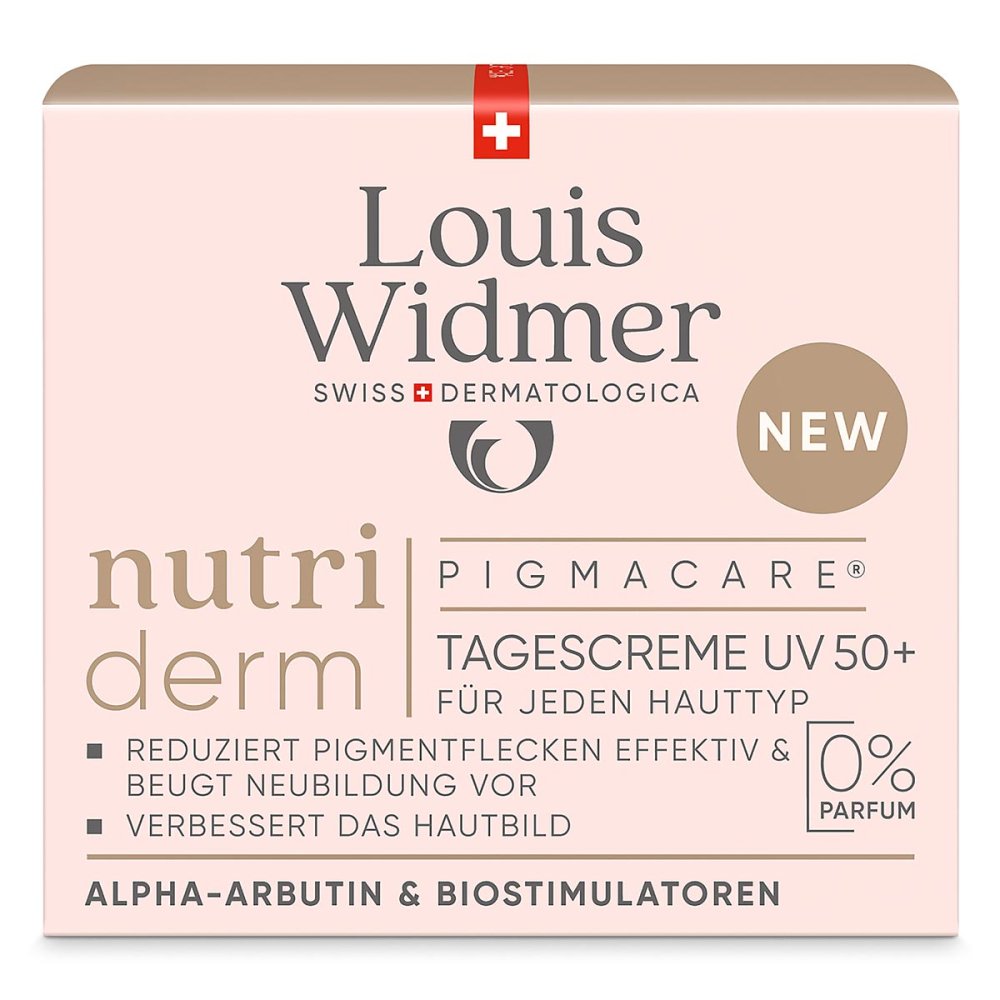 Louis Widmer nutriderm Pigmacare Tagescreme UV 50+ unparfümiert