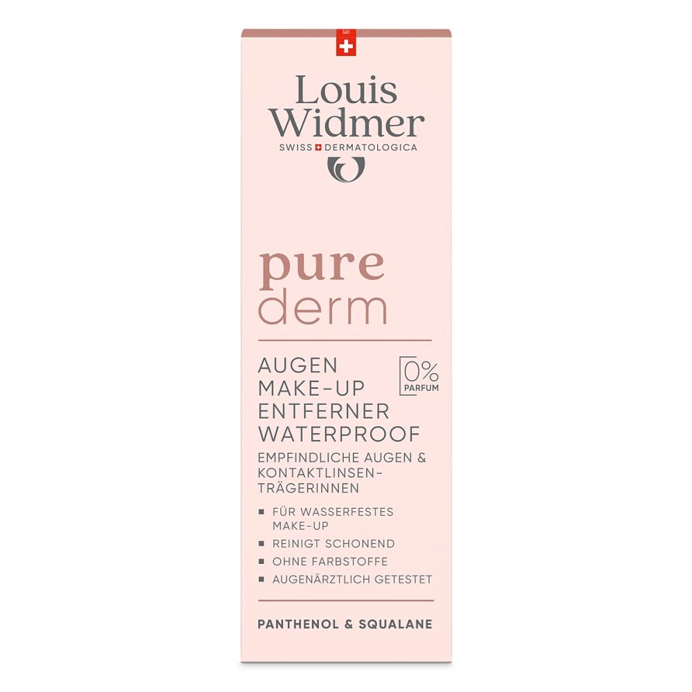 Louis Widmer purederm Augen-Make-up-Entferner wasserfest o.p