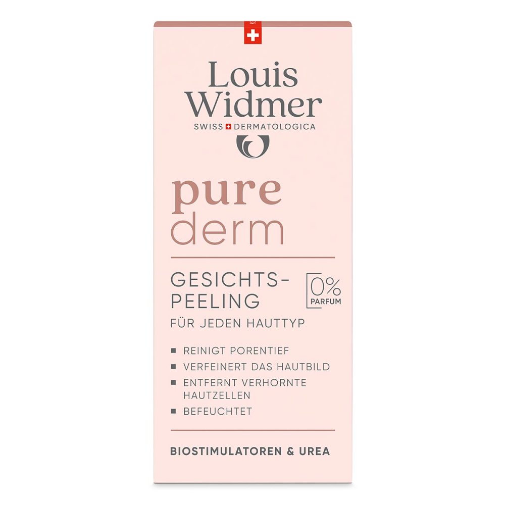 Louis Widmer purederm Gesichtspeeling unparfümiert