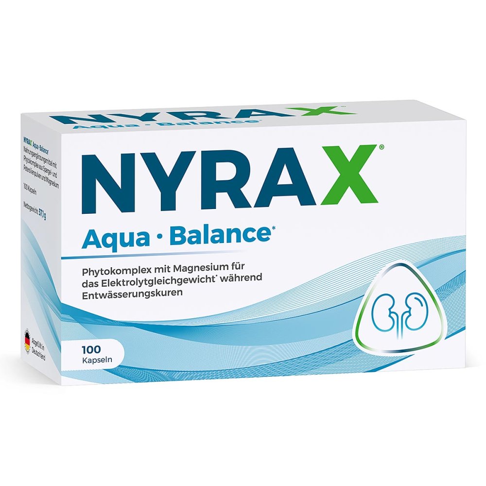 Nyrax Aqua Balance während Entwässerungs-Kuren