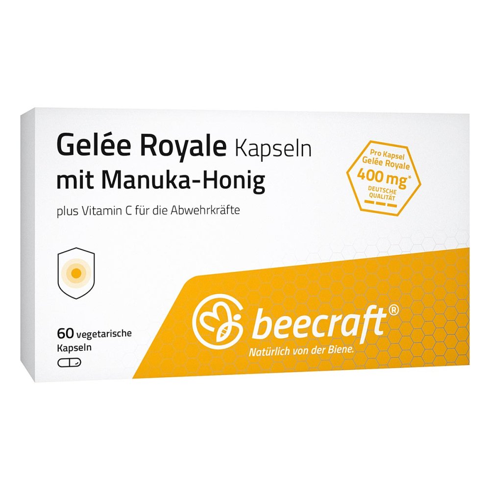 Beecraft Gelee Royale Kapseln Mit Manuka-Honig