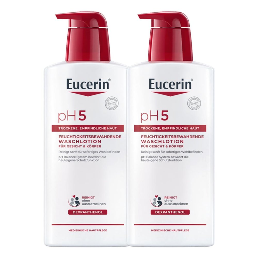 Eucerin pH5 Waschlotion mit Pumpe empfindliche Haut Doppelpack