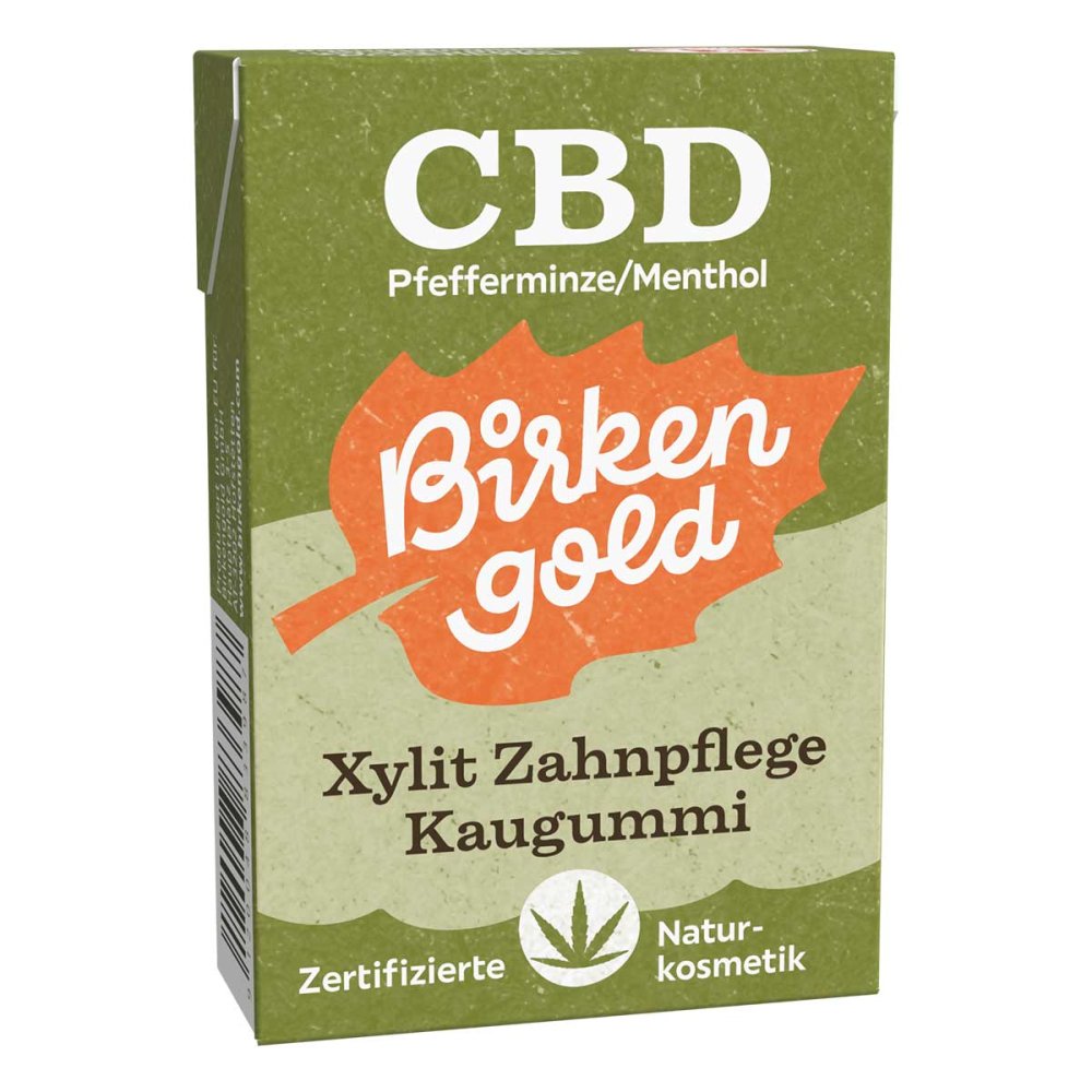 Birkengold Zahnpflege Natur Kaugu. CBD Pfefferminze
