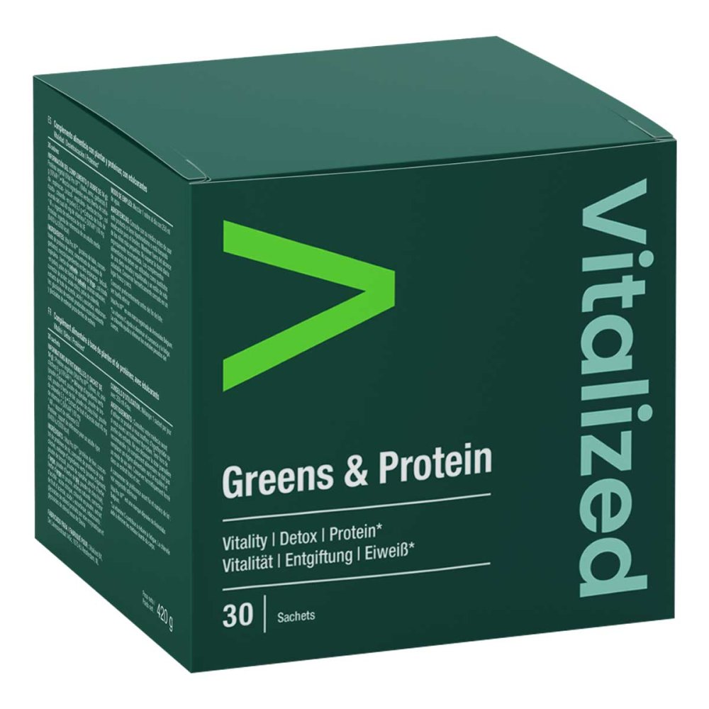 Vitalized Greens & Protein Sachets