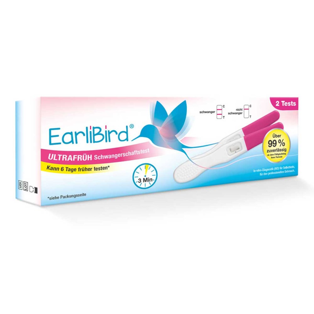 Earlibird Ultrafrüh Schwangerschaftstest Urin Do.p
