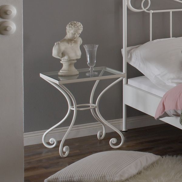Bett-Beistelltisch Petit Paris Metall H 50cm