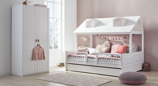 LIFETIME Drehtüren-Kleiderschrank Original Kiefer Massivholz