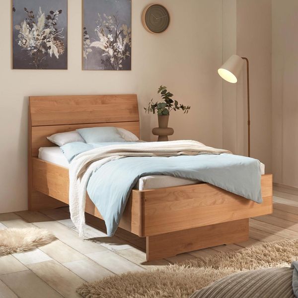 Einzelbett Nuria Komfort Erle Dekor