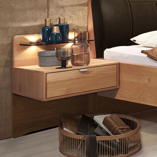 Schwebenachttisch Dario Erle Dekor H 48cm