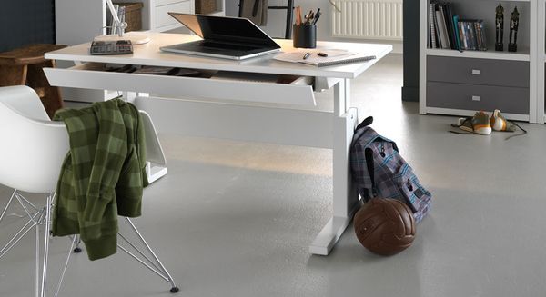 LIFETIME Schreibtisch Original Kiefer Massivholz höhenverstellbar