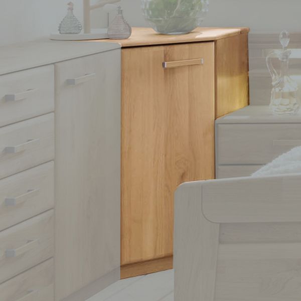 Eck-Kommode Sanando Erle teilmassiv