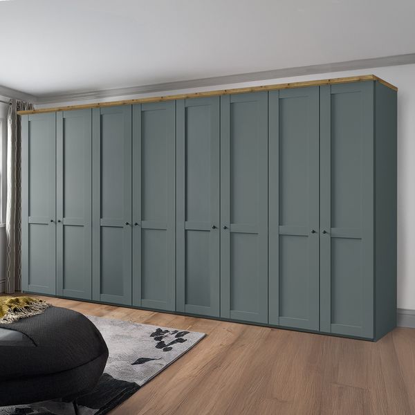 Drehtüren-Kleiderschrank Sapitwa H 216 cm