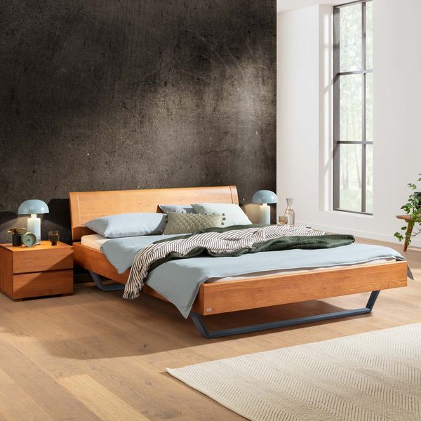 Bett Dunka Eiche Massivholz