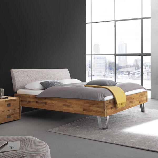 Bett Vademma Komfort Eiche Massivholz