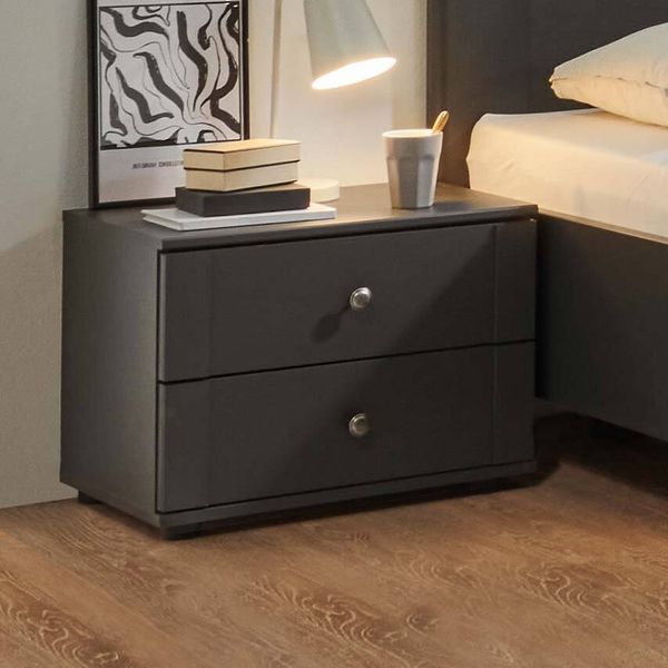 Nachttisch Eliro Graphit Dekor H 40 cm