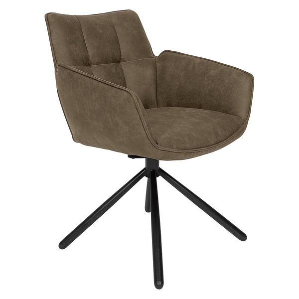 set one Armlehnstuhl Frisco Mikrofaser drehbar