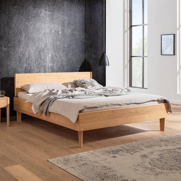 Bett Gordij Komfort Eiche Massivholz
