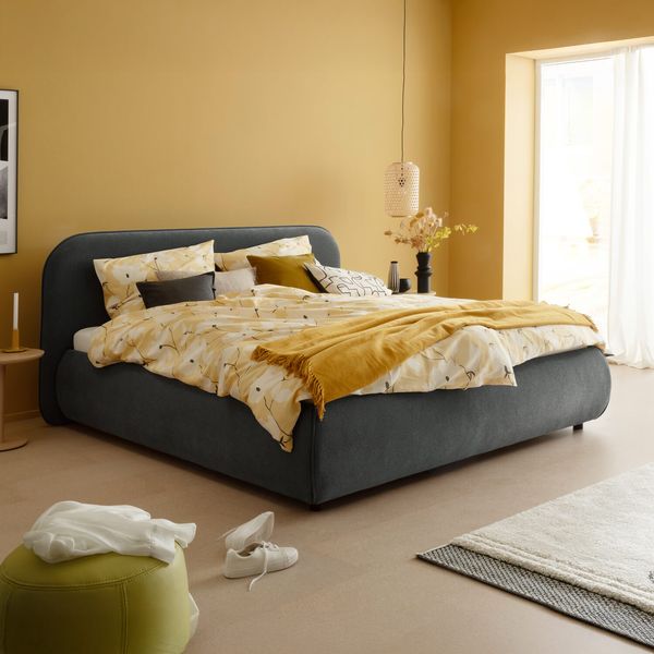 Schöner Wohnen Polsterbett Lissabon Komfort Webstoff 180x200 cm