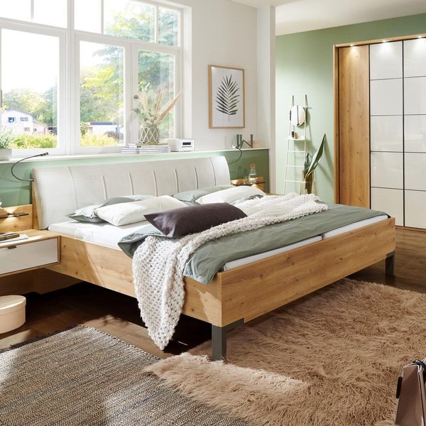 Bett Nuvira Komfort Eiche Dekor