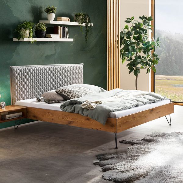 Bett Oresta Wildeiche Massivholz