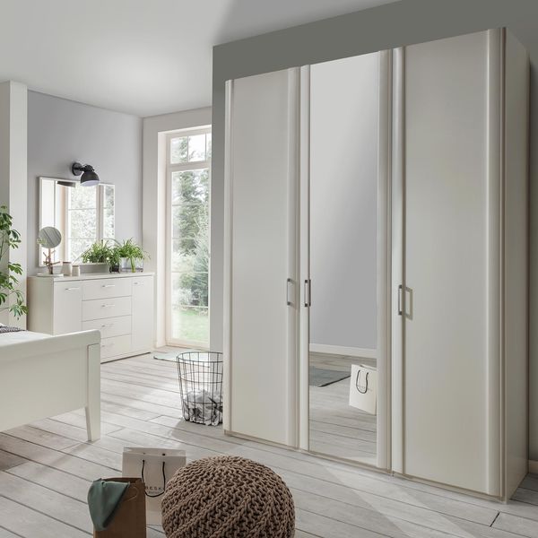 Drehtüren-Kleiderschrank Calimera mit Spiegel