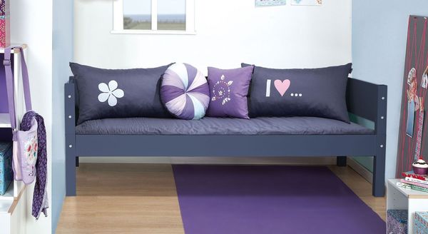 Bett Kids Town Color Buche teilmassiv mit Lattenrost