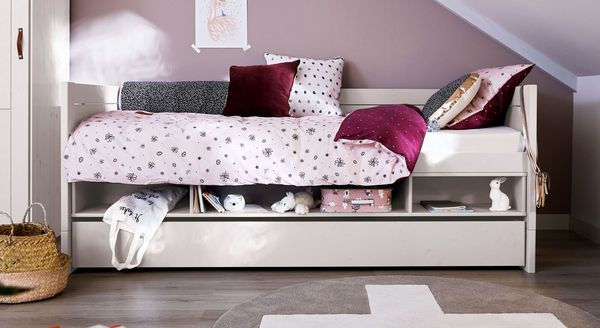 LIFETIME Sofa-Kojenbett Original Kiefer Massivholz mit Lattenrost 90x200 cm