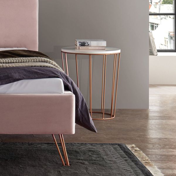 Bett-Beistelltisch Marfasia H 52cm