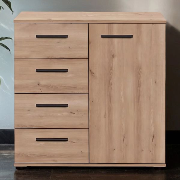 Kommode Lothas Eiche Dekor mit Schubladen