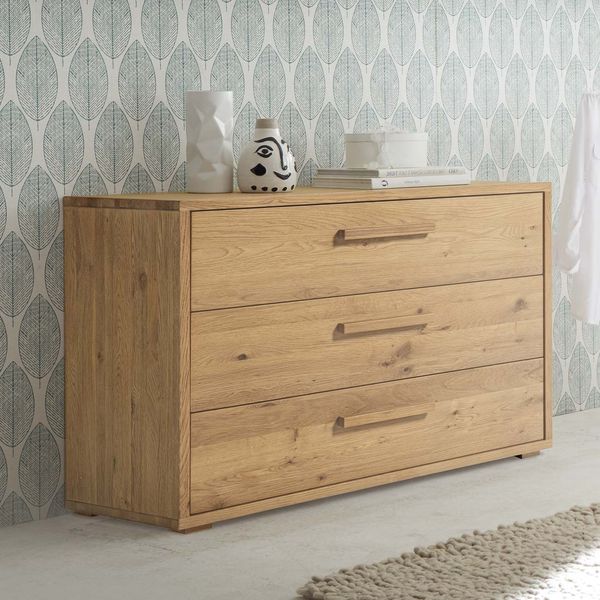 Kommode Duranta Wildeiche Massivholz mit Schubladen