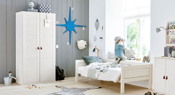 LIFETIME Drehtüren-Kleiderschrank Monina Kiefer Massivholz