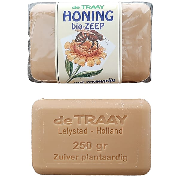 Bee Honest Seifenstück Honig mit Rosmarin 250gr