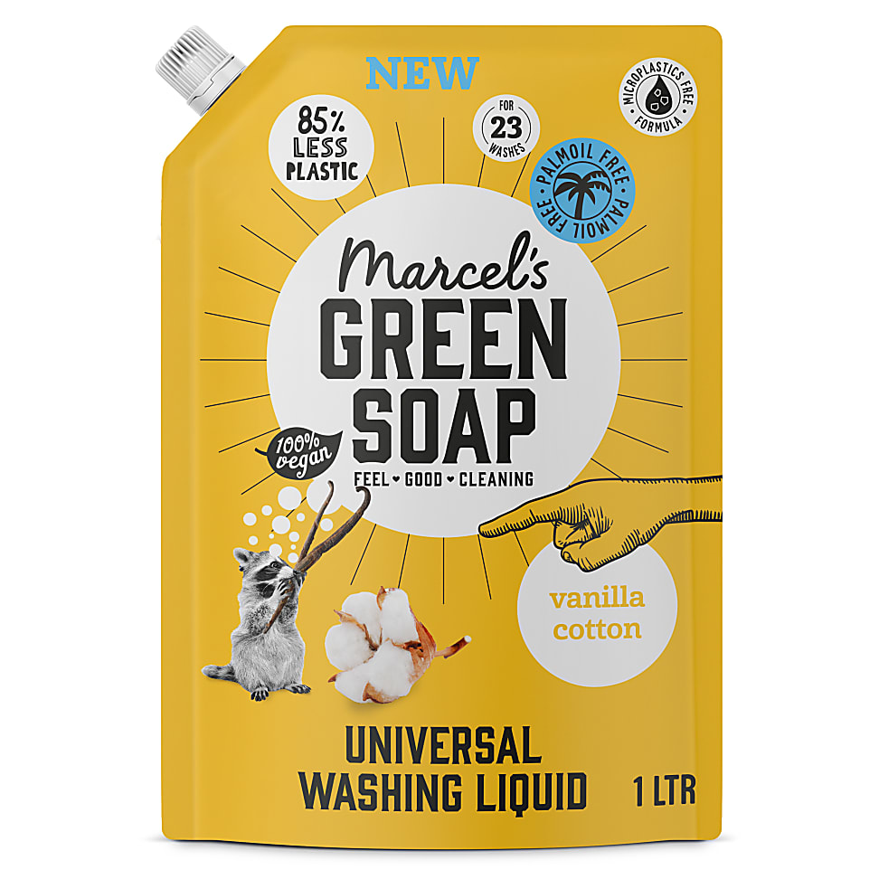 Marcel's Green Soap Universal Washing Liquid REFILL Vanilla & Cotton
