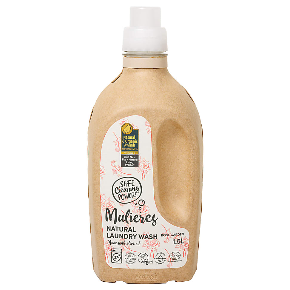 Mulieres Natural Laundry Wash - Rose Garden Flüssigwaschmittel 1.5L