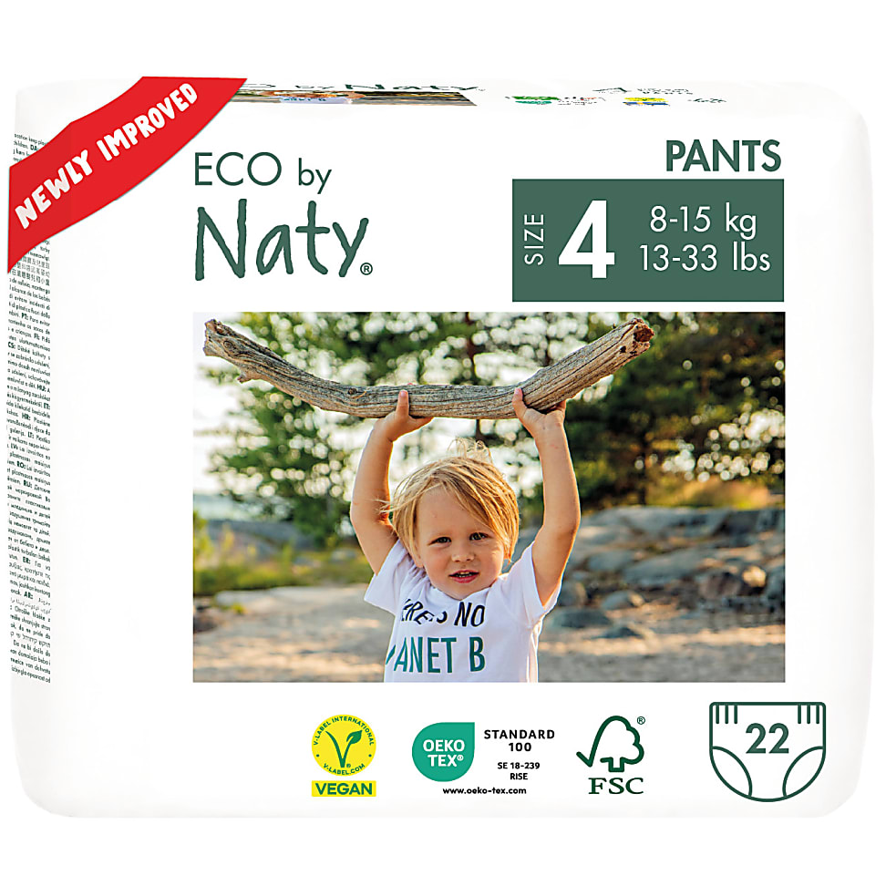 Naty Babypflege Höschenwindeln: Größe 4 Maxi/Maxi Plus