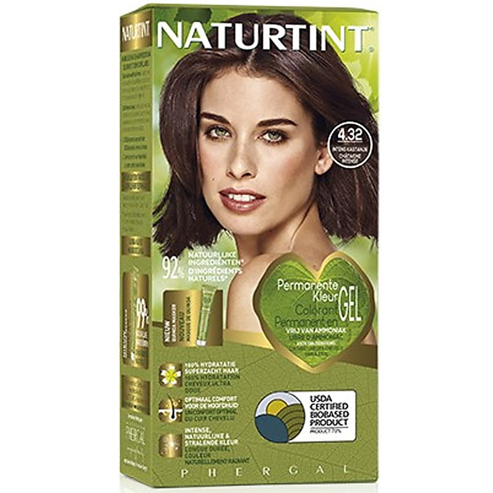 Naturtint Permanent Natürliche Haarfarbe - 4.32 Intense Chestnut - ...