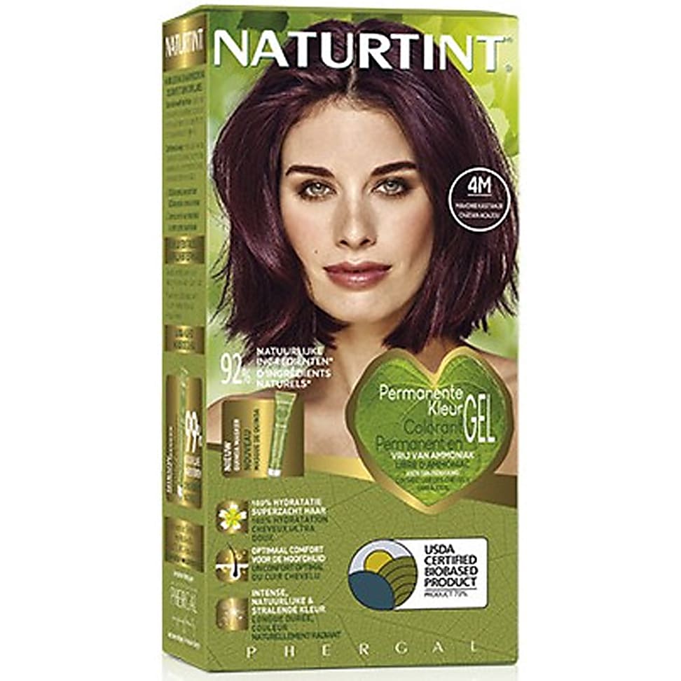 Naturtint Permanent Natürliche Haarfarbe - 4M Mahogany Chestnut - M...