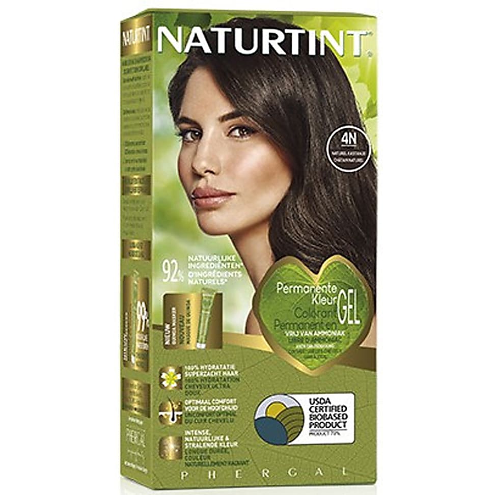 Naturtint Permanent Natürliche Haarfarbe - 4N Natural Chestnut - na...