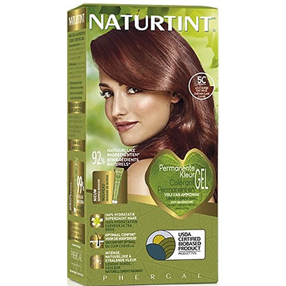 Naturtint Permanent Natürliche Haarfarbe - 5C Light Copper Chestnut...