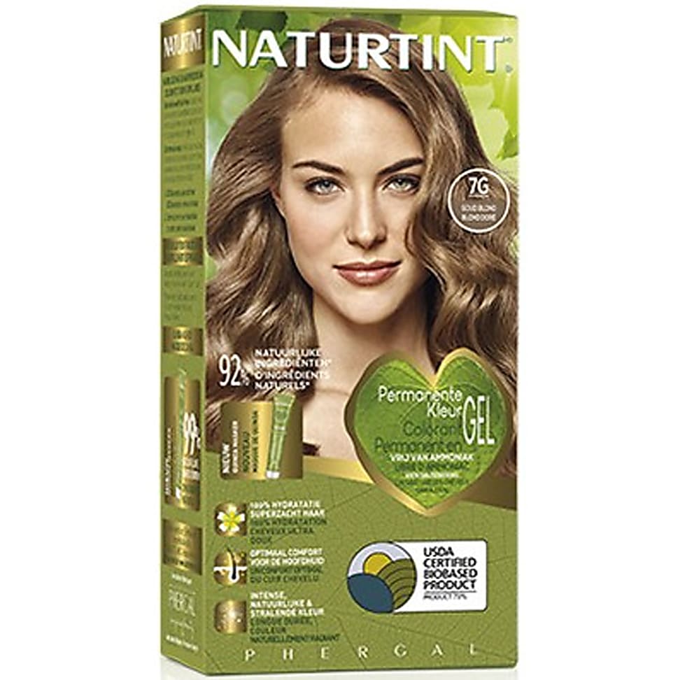 Naturtint Permanent Natürliche Haarfarbe - 7G Golden Blonde - goldb...