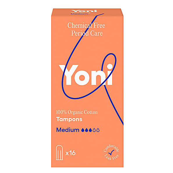 Yoni Tampons Medium aus Bio Baumwolle