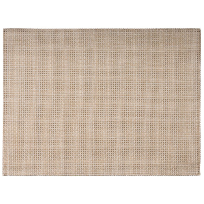 APS Tischset beige 45 x 33 cm aus PVC Platzset, 1 Stück, Tellerunterleger geflochten