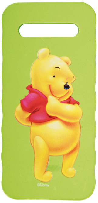 Esschert Design Kneeling Pad Winnie the Pooh, Kissen, Gartenkissen, Knieschoner, grün, mit Disney Motiv, ca. 14 x 29 x 4 cm