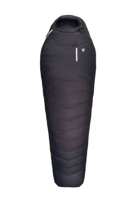 Grüezi bag Biopod Down Hybrid Ice Extreme 200 Extra weiter Winter Schlafsack mit Heizelement, 1700g, Packmaß Ø21x31 cm, bis 200cm Körpergröße