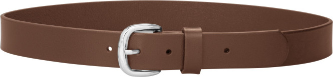 Playshoes Leder-Gürtel 25 mm Breite, Größe: 65 cm, braun