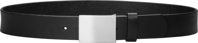 Playshoes Leder-Gürtel mit Hakenverschluss 30 mm Breite, Größe: 70 cm, schwarz