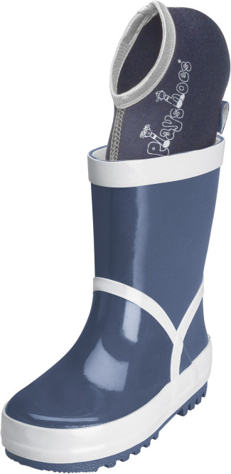 Playshoes Stiefel-Socke, Größe: 22/23, Farbe: marine/grau